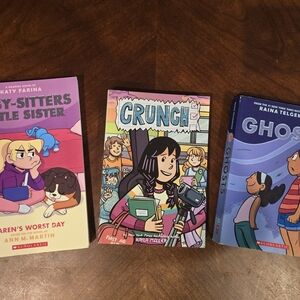 Scholastic Kids Graphic Novel Lot. 3 Books